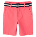 Boys Belted Chino Shorts4